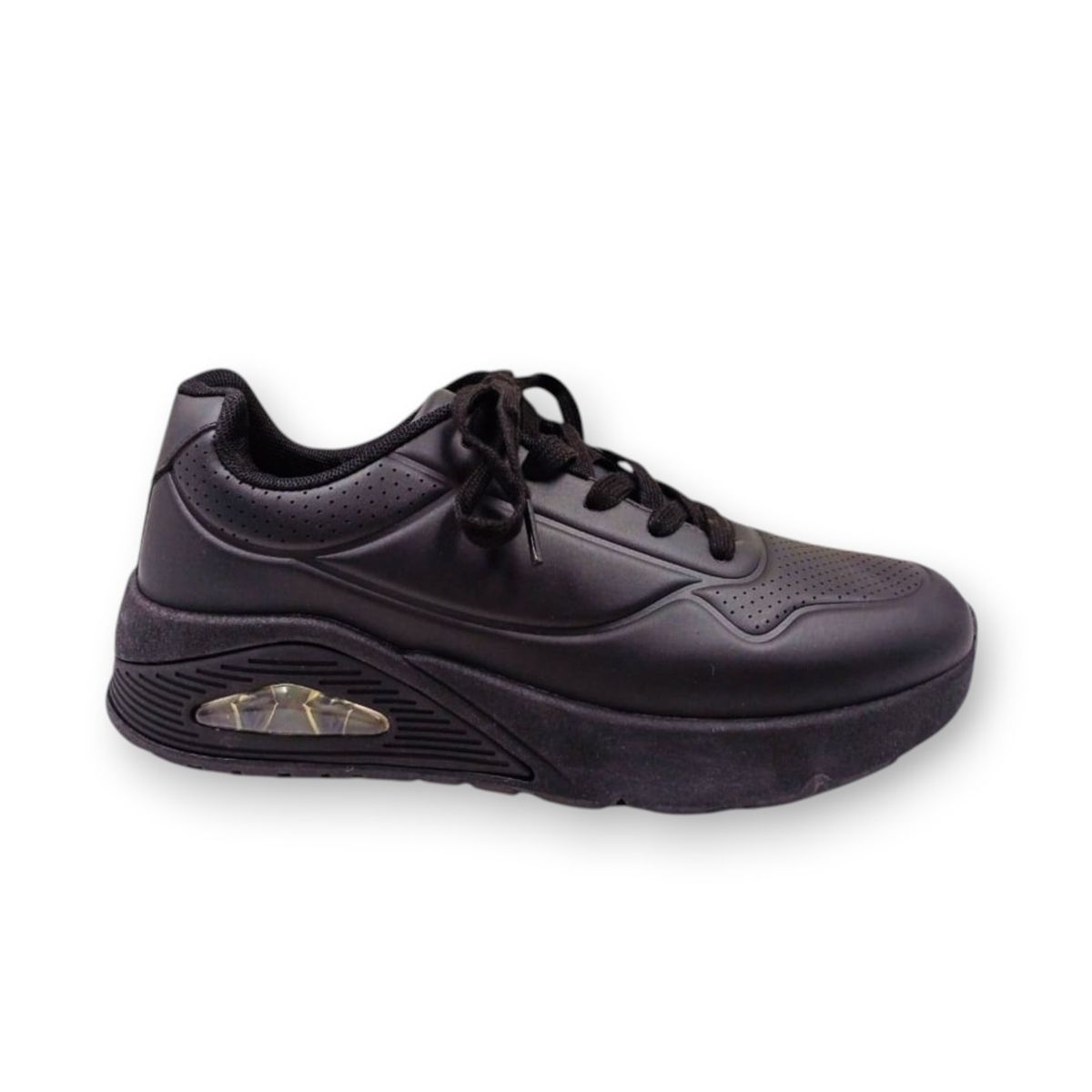 HERIEL - Zapatilla Negra Plataforma Mujer
