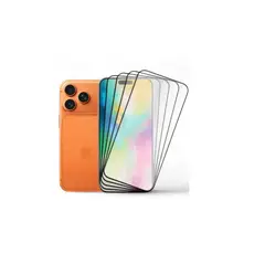 GENERICO - Pack 4 Láminas Mica De Vidrio Templado Pantalla Para iPhone 17 Pro