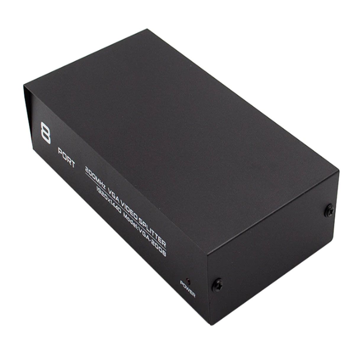 GENERICO - SPLITTER VGA AMPLIFICADOR 8 SALIDAS, 200MHZ.