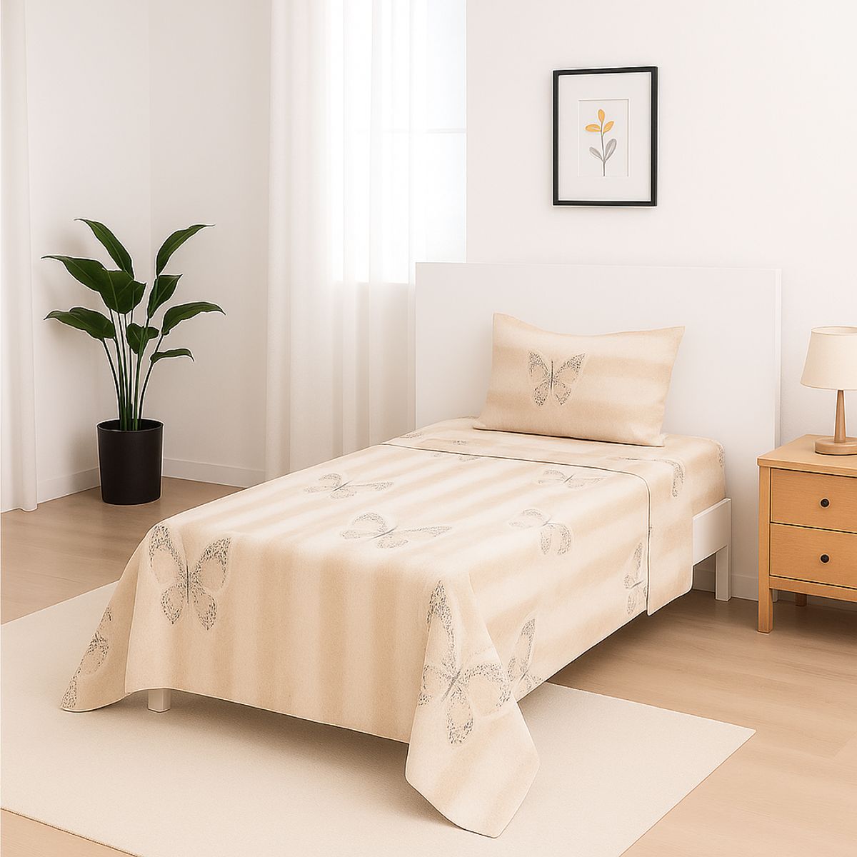 ARMONIA - Set de sábanas 1½ 144 hilos 1,5 hilos diseño 777 classic