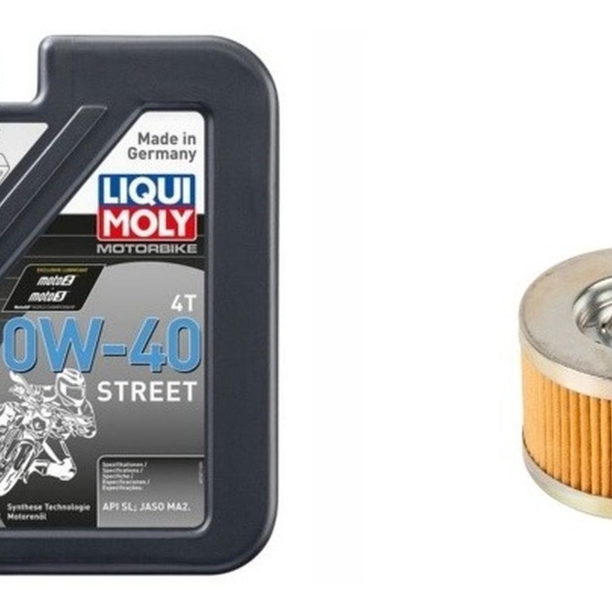 LIQUI MOLY - Kit Mantencion Moto Yamaha Xtz 150 / Fzn 150 2.0 - 3.0 - 4.0
