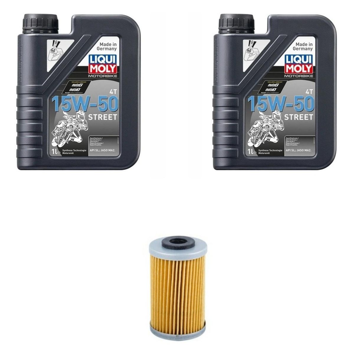 LIQUI MOLY - Kit Mantencion Svartpilen 250 (2l + Filtro)