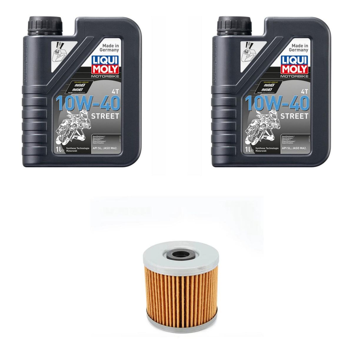 LIQUI MOLY - Kit Mantencion Zontes Zt 350-gk/t/t2/m + Filtro Original