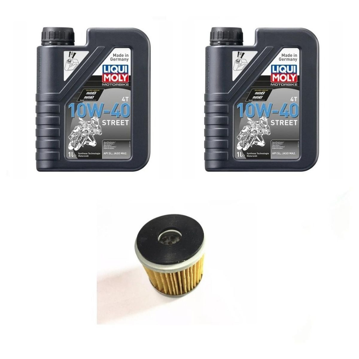 LIQUI MOLY - Kit Mantencion Benelli Tnt25 / Tnt 25n C/ Filtro Original.