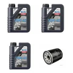 LIQUI MOLY - Kit Mantencion Para Suzuki Vstrom 250 Antigua / Inazuma 250
