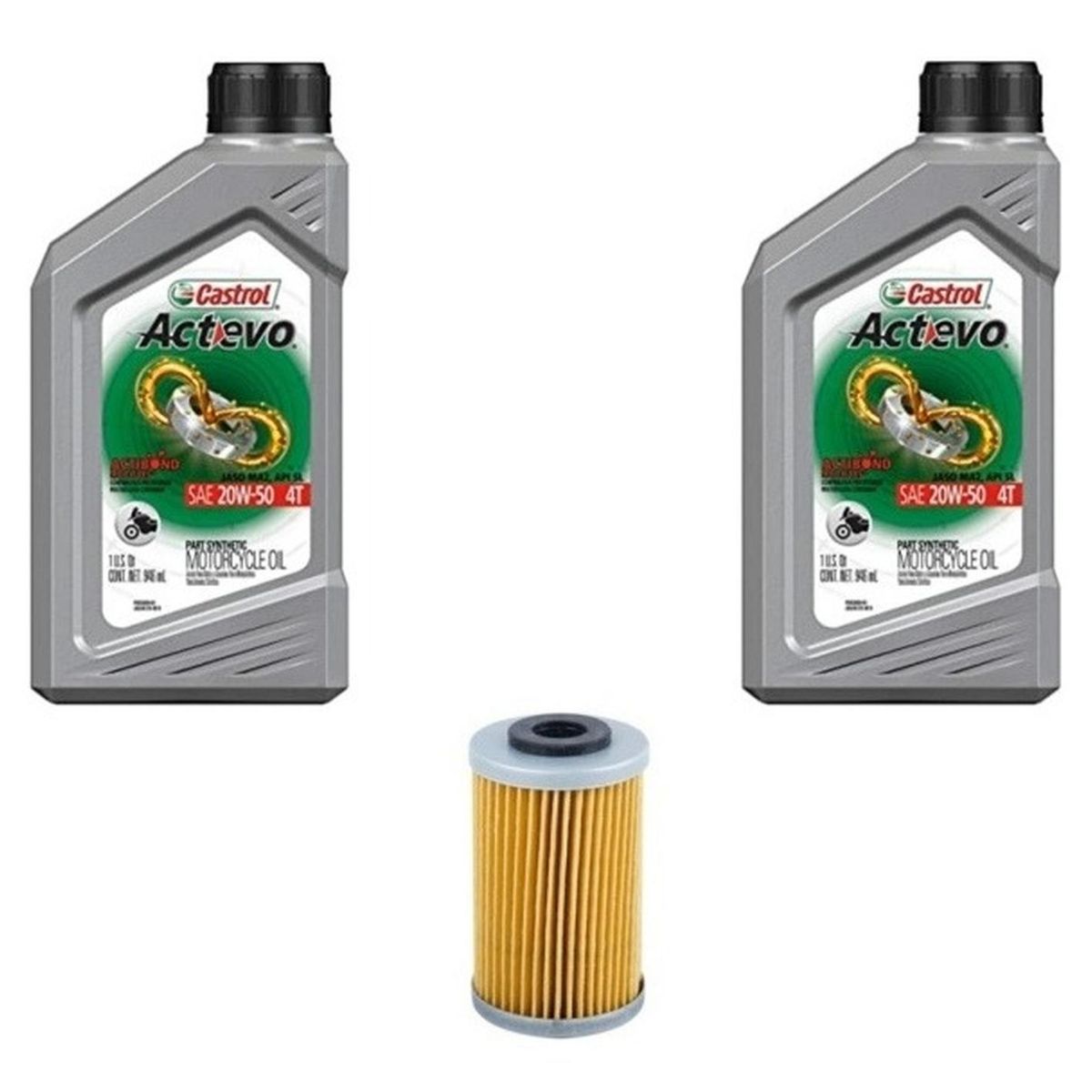 CASTROL - Kit Mantencion Pulsar Ns 200 / Rs 200 / N250 (2l + Filtro)