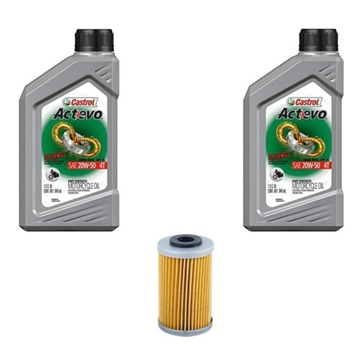 CASTROL - Kit Mantencion Pulsar Ns 200 / Rs 200 / N250 (2l + Filtro)