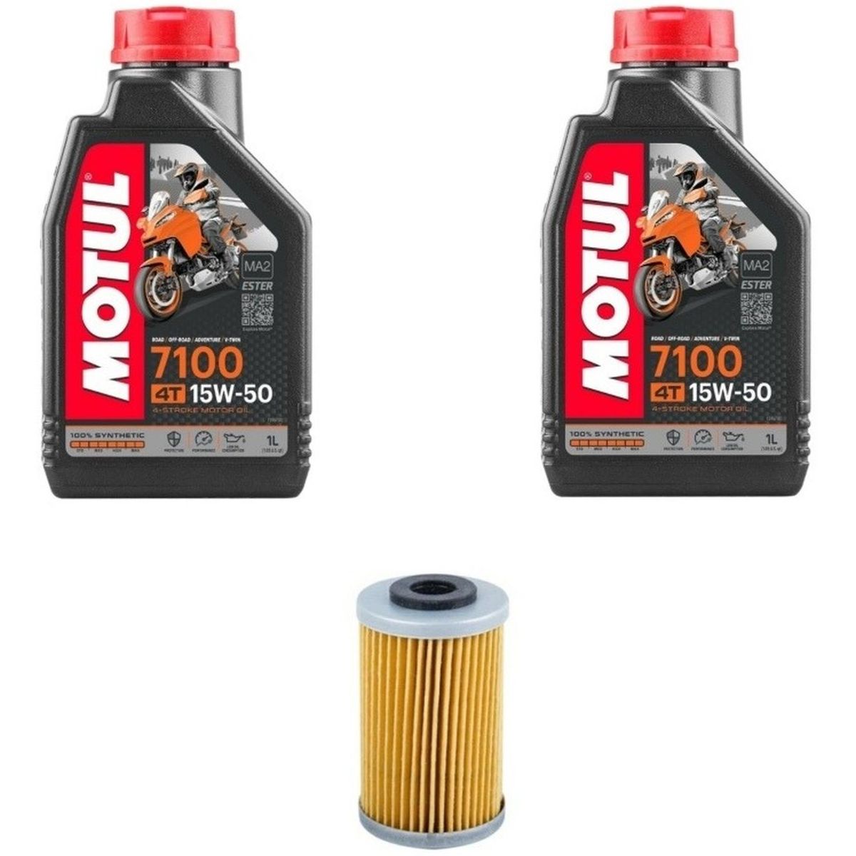 MOTUL - Kit Mantencion Ktm 200 / 250 / 390 (2l + Filtro Japonés)