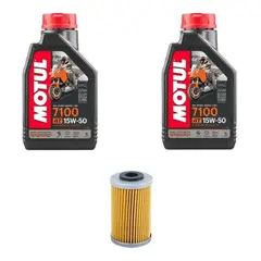 MOTUL - Kit Mantencion Ktm 200 / 250 / 390 (2l + Filtro Japonés)