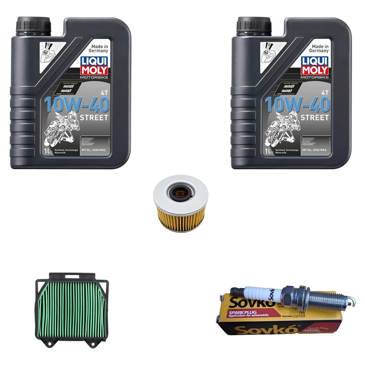 LIQUI MOLY - Kit Mantencion Full Honda Moto Cbr 300r / Cb 300r Neo - Amarillo