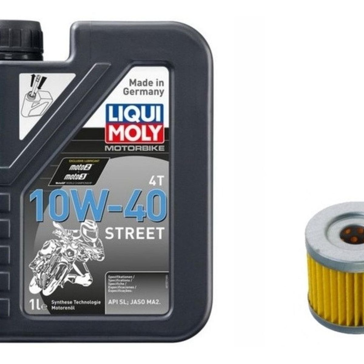 LIQUI MOLY - Kit Mantencion Moto Zontes G1 155 / 1l + Filtro Japones