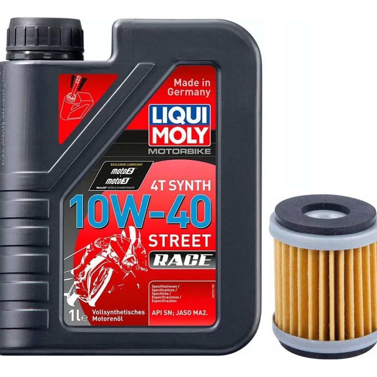 LIQUI MOLY - Kit Mantencion Para Moto Zontes G1 155 / Zt 200