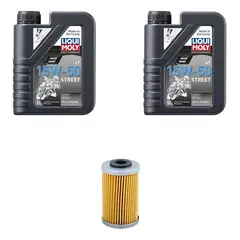 LIQUI MOLY - Kit Mantencion Para Moto Pulsar Rs 200 / N250 / Dominar 250