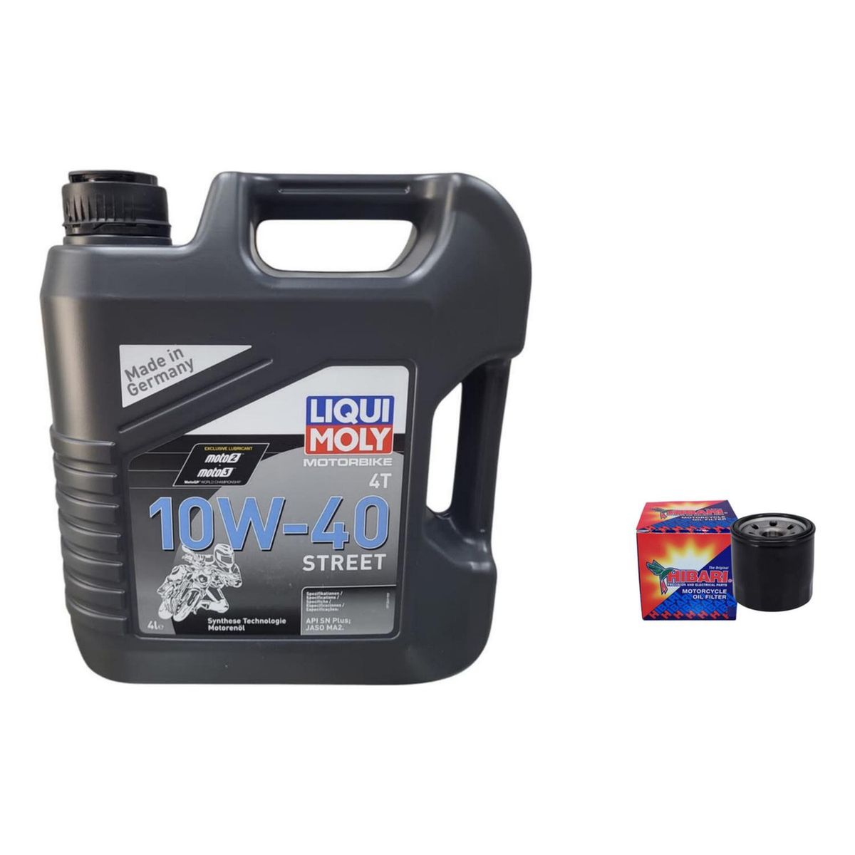 LIQUI MOLY - Kit Mantencion Suzuki Vstrom 650 / 1000 / 1050 (4l + Filtro)