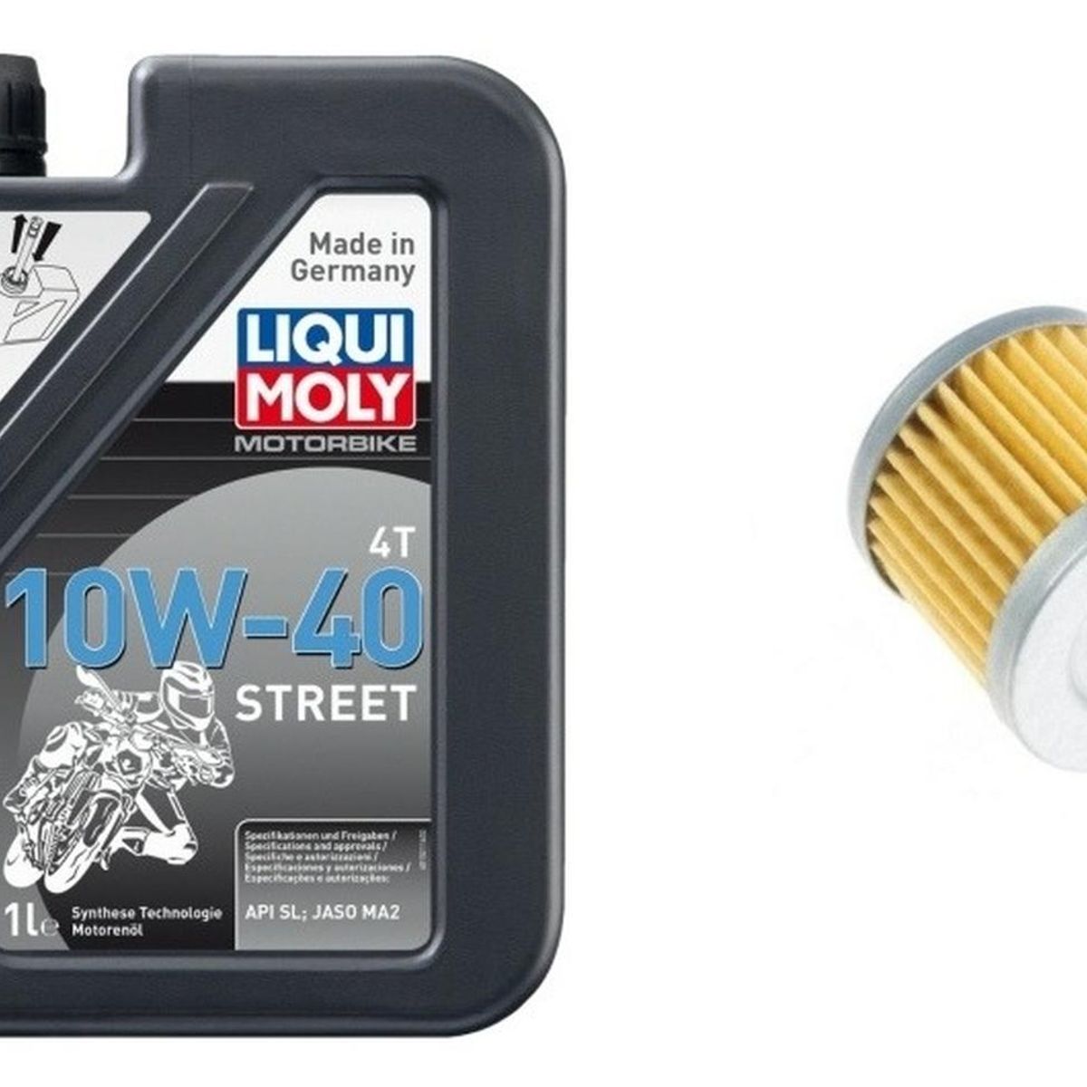 LIQUI MOLY - Kit Mantencion Para Moto Suzuki Gz 150 (1l + Filtro)
