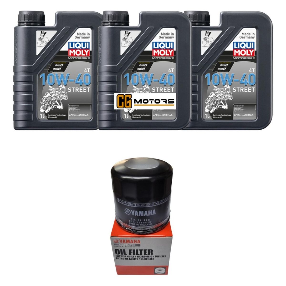 LIQUI MOLY - Kit Mantencion Yamaha Xj6 / R6 / Mt07/r7 + Filtro Original