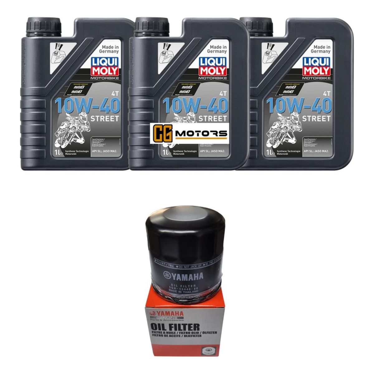 LIQUI MOLY - Kit Mantencion Yamaha Xj6 / R6 / Mt07/r7 + Filtro Original