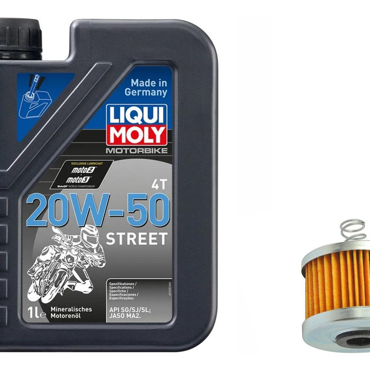LIQUI MOLY - Kit Mantencion Para Moto Yamaha Fz 16 Carburada Liquimoly