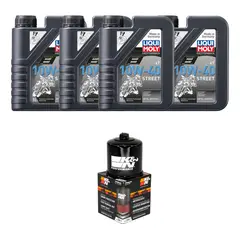 LIQUI MOLY - Kit Mantencion Africa Twin Crf 1100-1000l / 4l + Filtro K&n