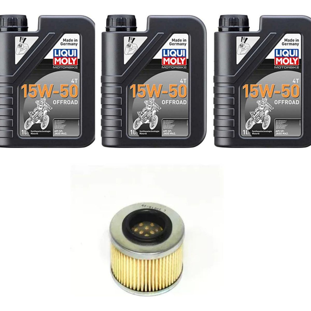 LIQUI MOLY - Kit Mantencion Moto Voge 650 Ds/dsx (3l Sintético + Filtro)