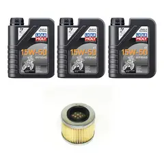 LIQUI MOLY - Kit Mantencion Moto Voge 650 Ds/dsx (3l Sintético + Filtro)