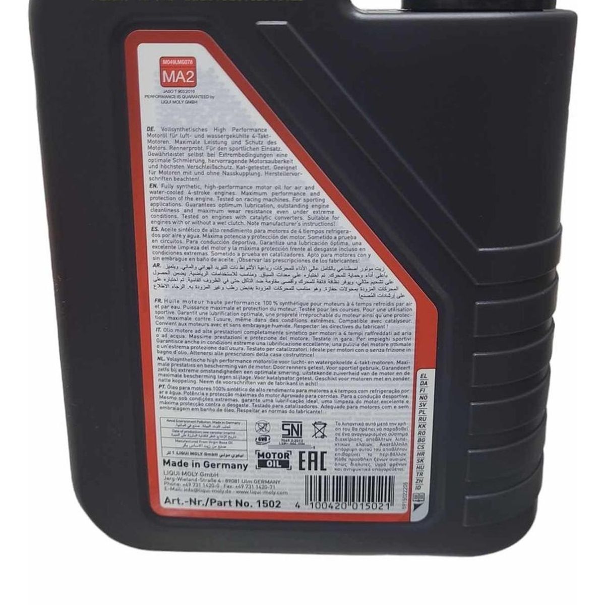 LIQUI MOLY - Kit Mantencion Para Moto Zontes Zt310 X / T / R / R1 / R2