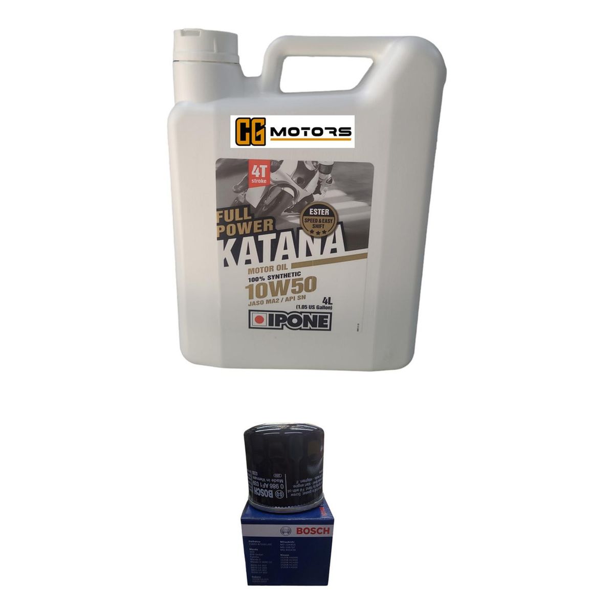 IPONE - Kit Mantencion Benelli Tnt 600s / Rk6 / Gt 600 (4l + Filtro)
