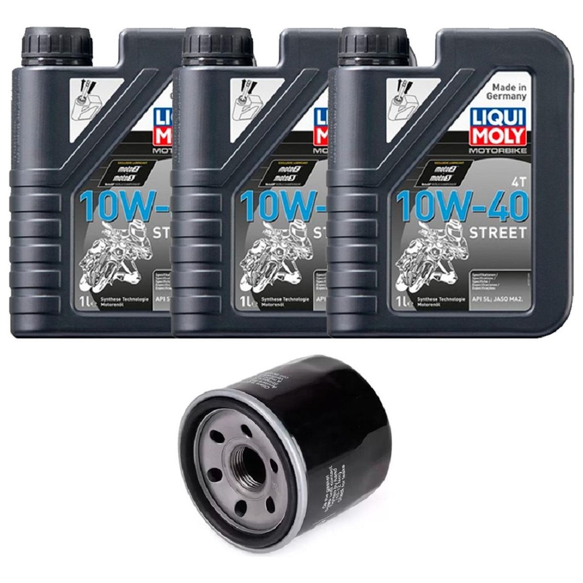 LIQUI MOLY - Kit Mantencion Moto Yamaha R3 / R3a / Mt 03 / Mt 03a