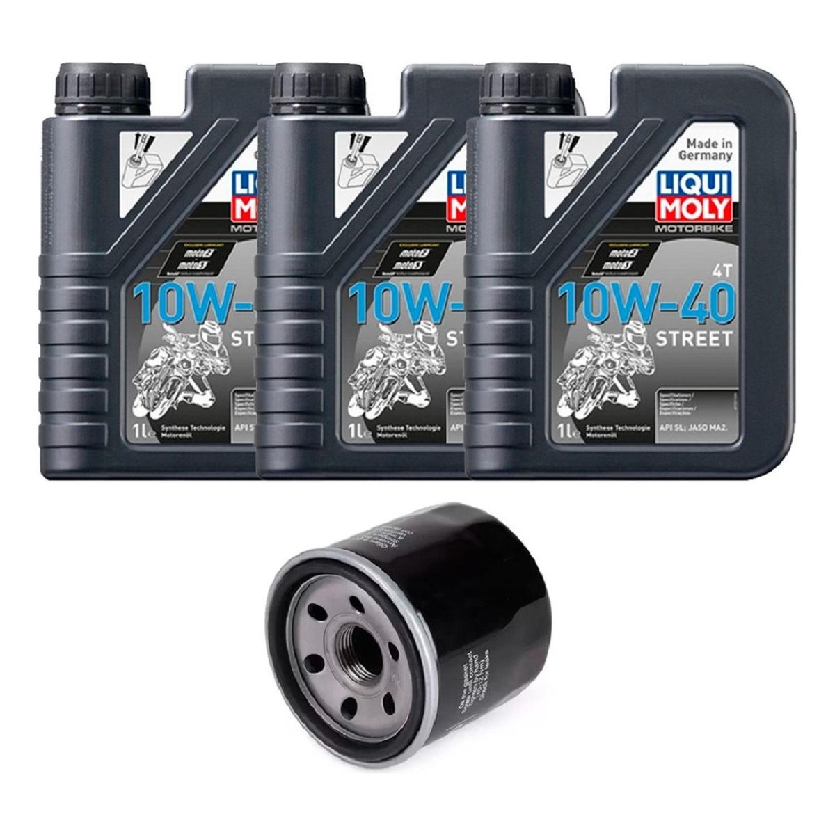LIQUI MOLY - Kit Mantencion Moto Yamaha R3 / R3a / Mt 03 / Mt 03a