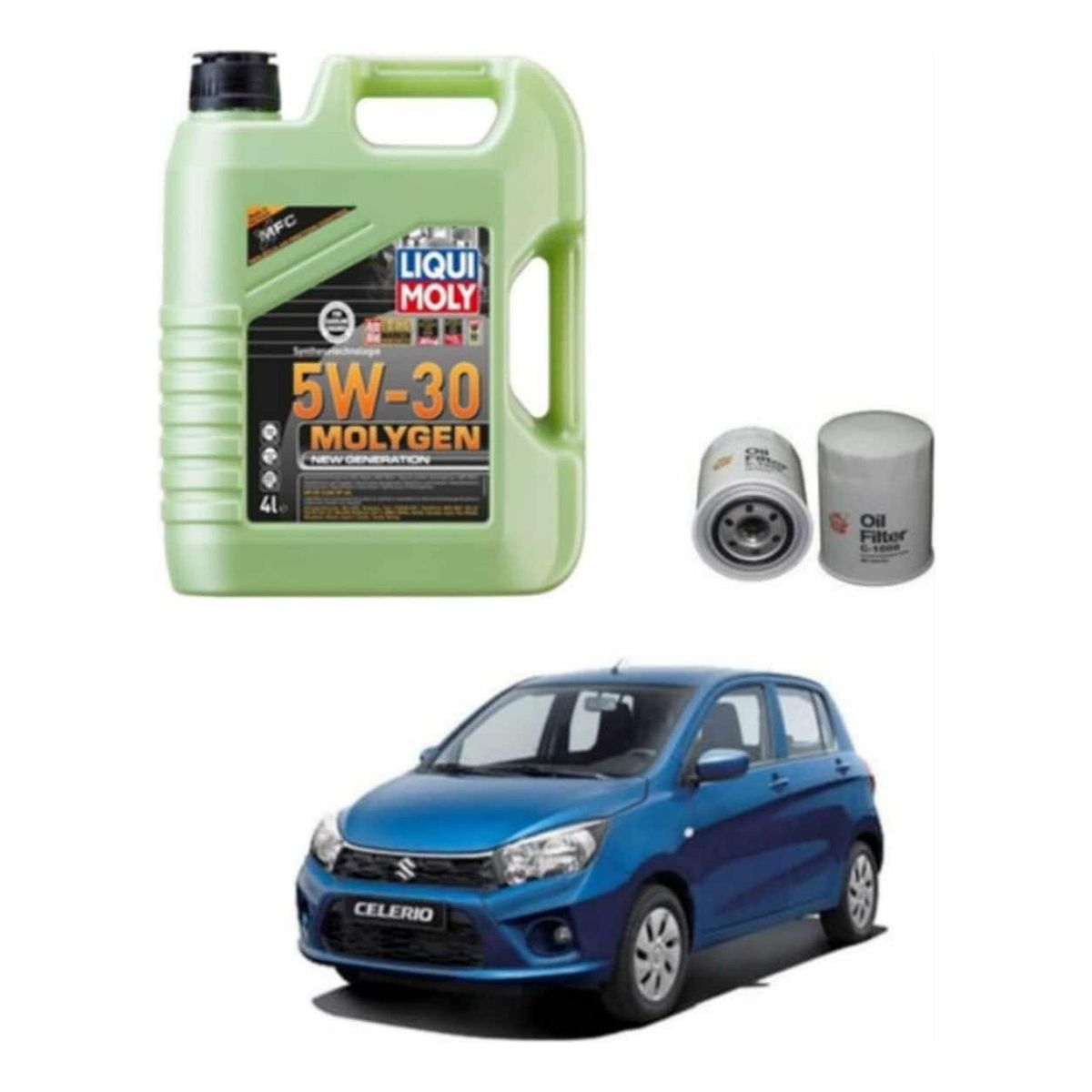 LIQUI MOLY - Kit Mantencion Suzuki Celerio 1.0 / 4l + Filtro - Líquimoly