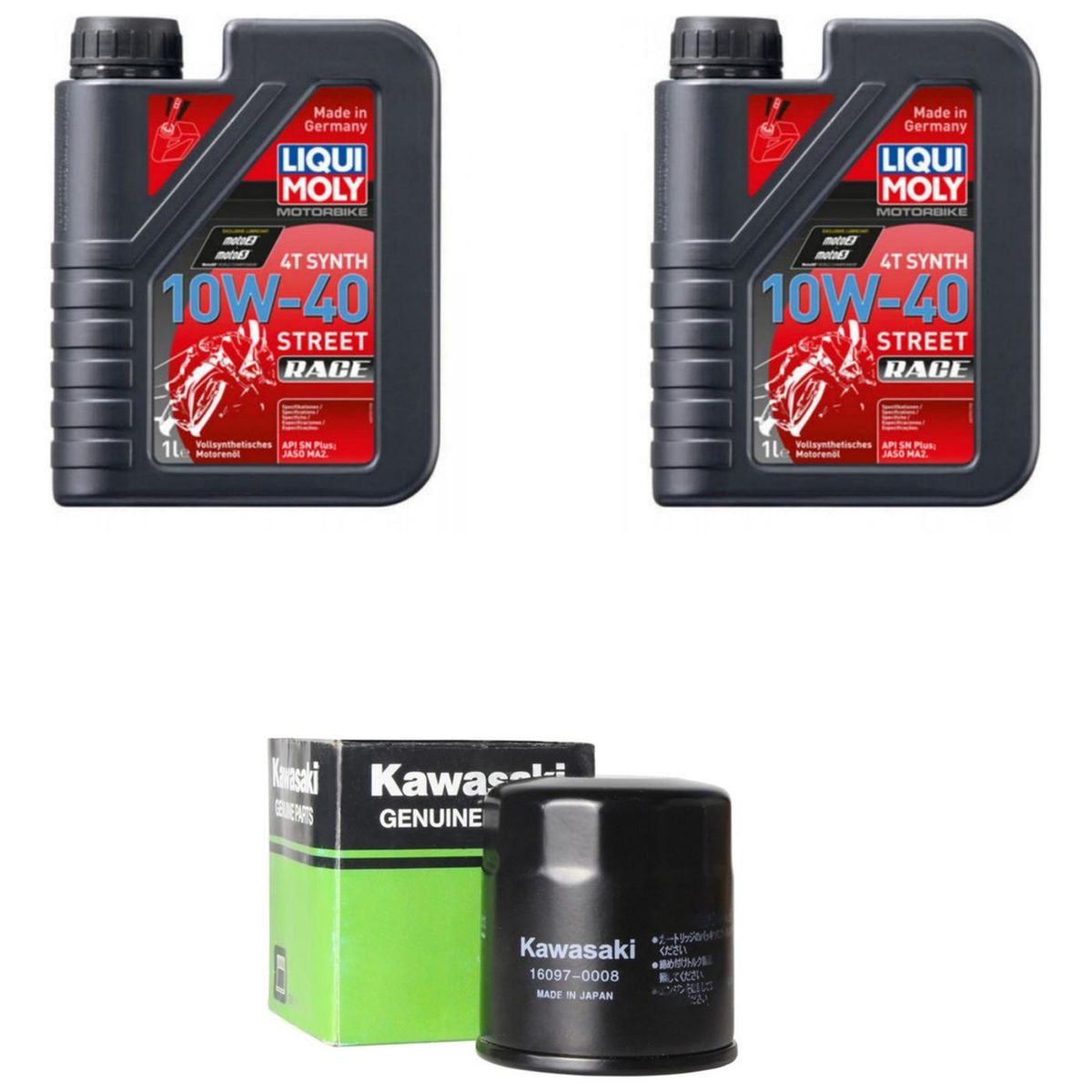Kit Mantencion Kawasaki Ninja 400 - Z400 C/ Filtro Original, marca LIQUI MOLY - Foto Principal