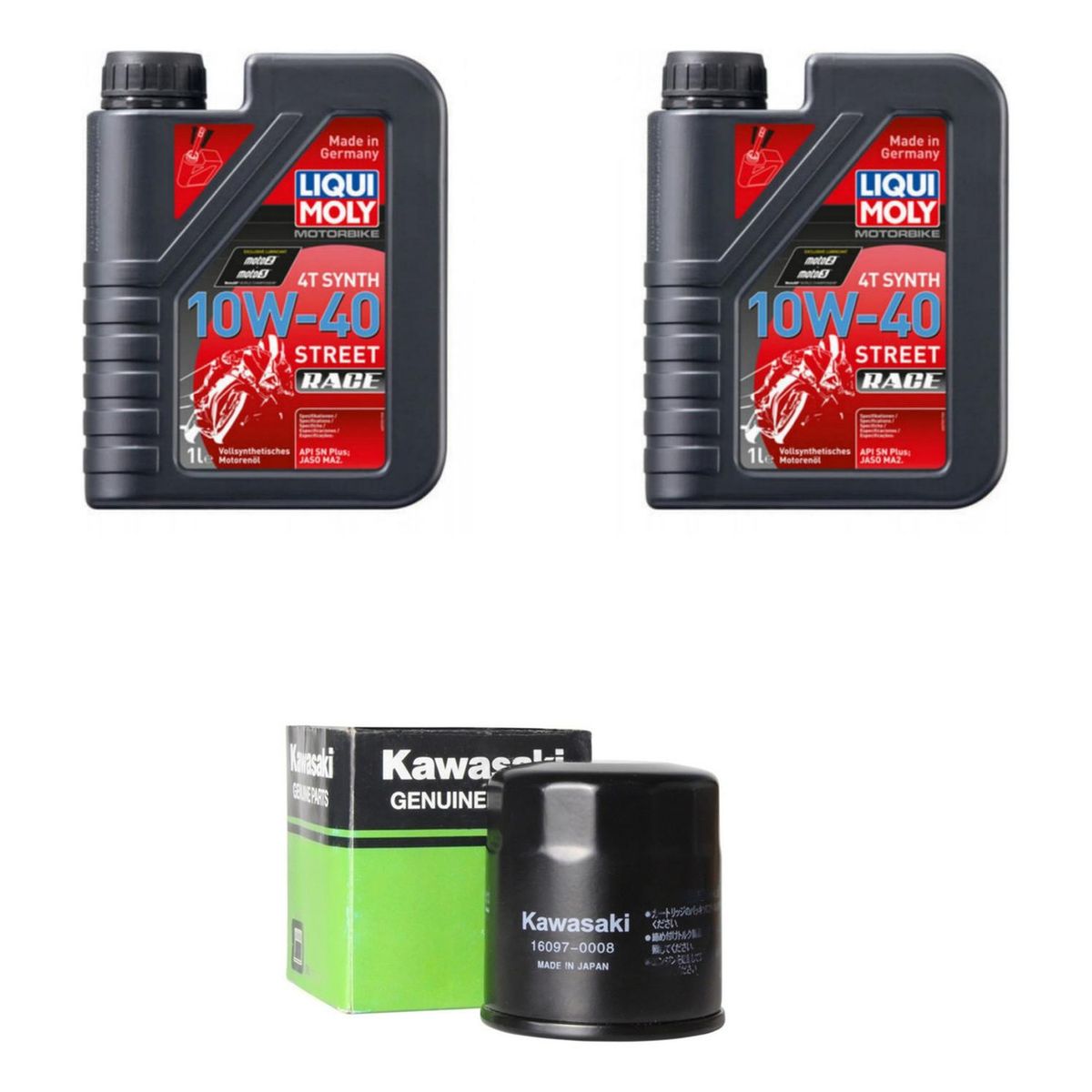 Kit Mantencion Kawasaki Ninja 400 - Z400 C/ Filtro Original, marca LIQUI MOLY - Foto Principal