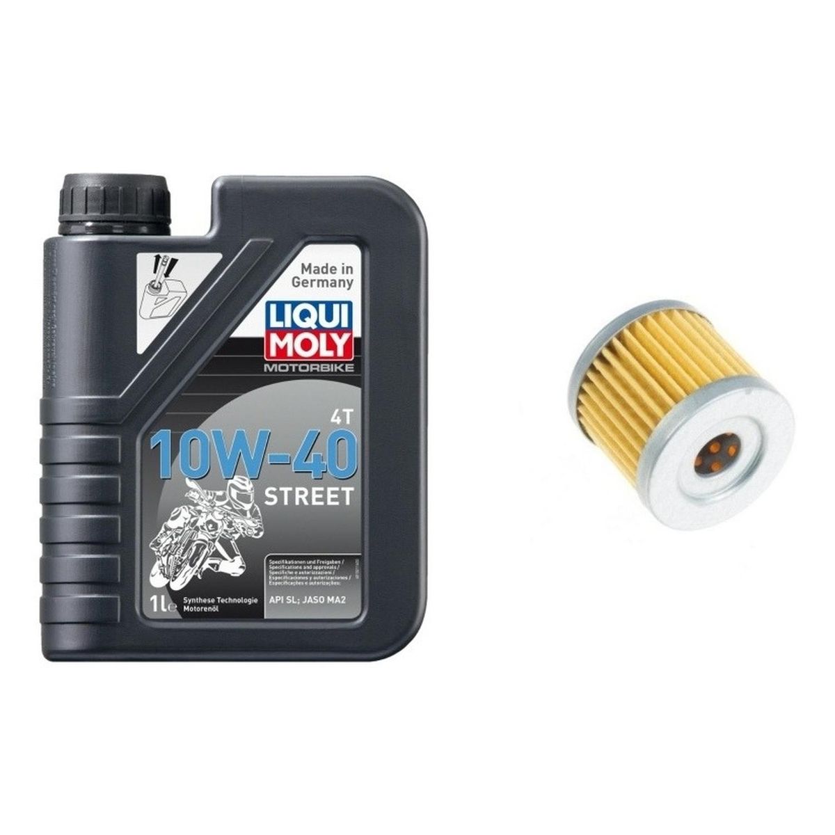LIQUI MOLY - Kit Mantencion Suzuki Intruder 150 (1l + Filtro Japonés)