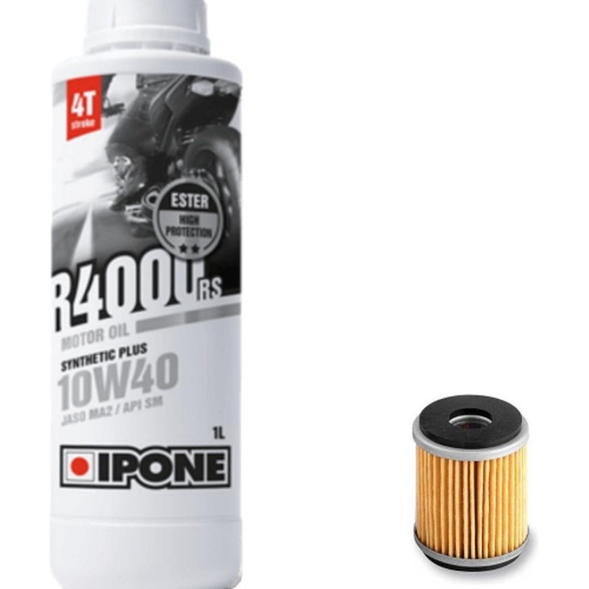 IPONE - Kit Mantencion Yamaha R15 V2 - V3 - V4 / 10w 40 + Filtro
