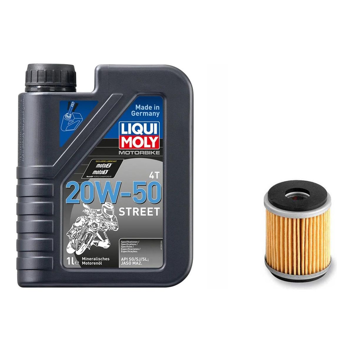 LIQUI MOLY - Kit Mantencion Para Moto Yamaha R15 V2-v3-v4