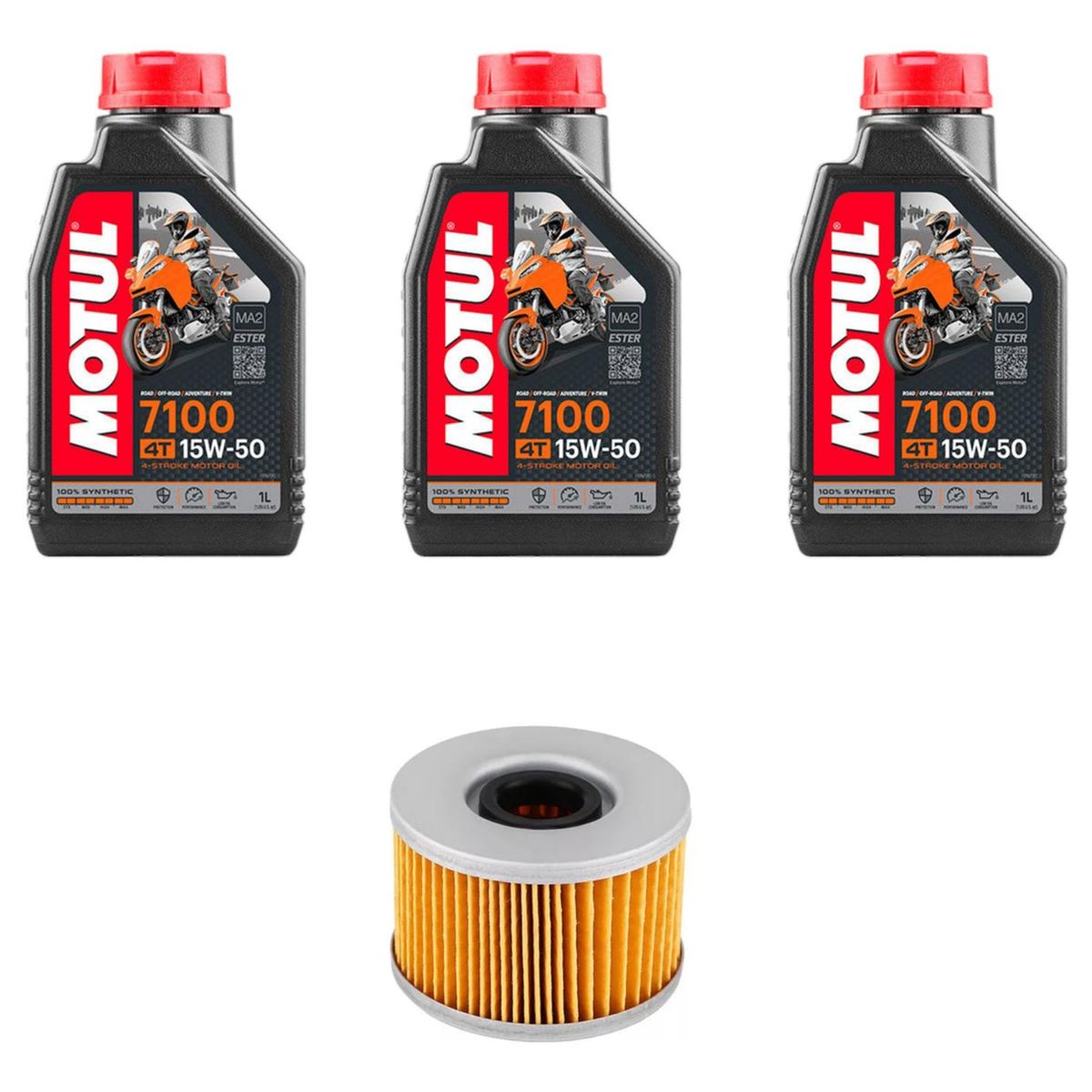 MOTUL - Kit Mantencion Himalayan Bs4 - Bs6 (3l Full Motul + Filtro)