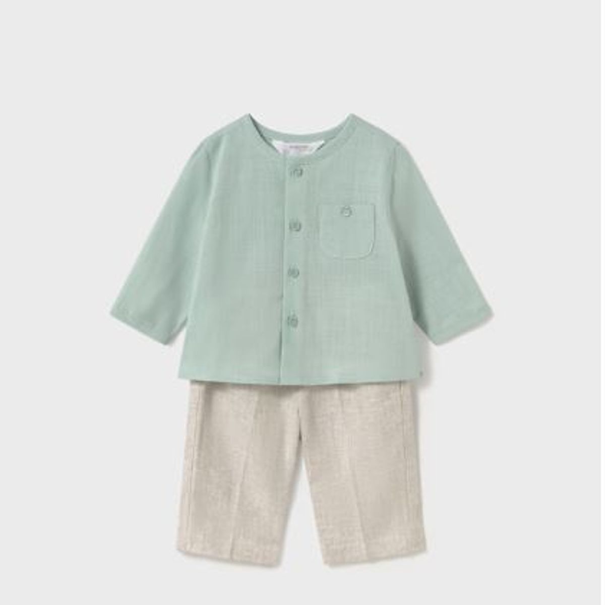 MAYORAL - Conjunto camisa abotonada + pantalón largo