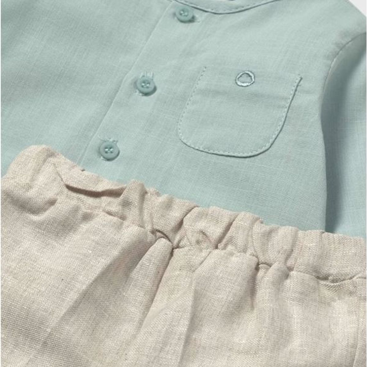 MAYORAL - Conjunto camisa abotonada + pantalón largo