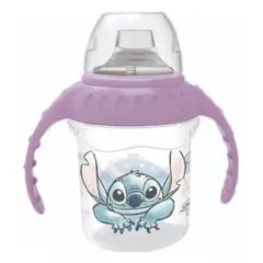 DISNEY - Vaso de Entrenamiento con Asas y Boquilla de Silicona 250ml Stitch