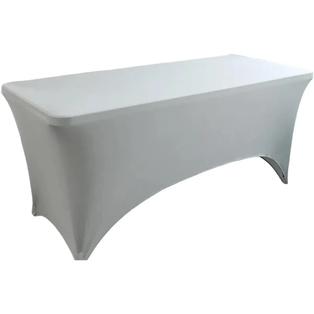 RAGNAR - Funda De Mantel Tela Spandex Mesa 183x60x74cm Evento Blanco