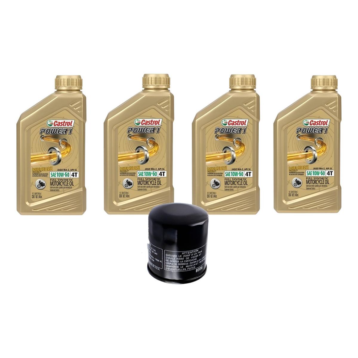 CASTROL - Kit Mantencion Benelli Trk 502 / 899 / 1130 Trek / Trk 702x