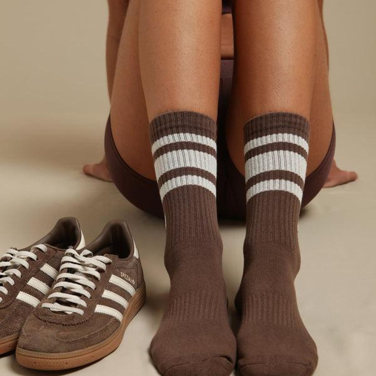 MALI - Calcetín Chocolate Latte