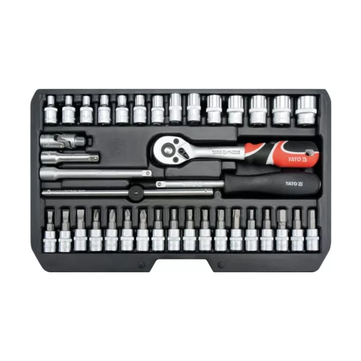 YATO - Set Herramientas ¼ YATO 38 piezas YT-14471