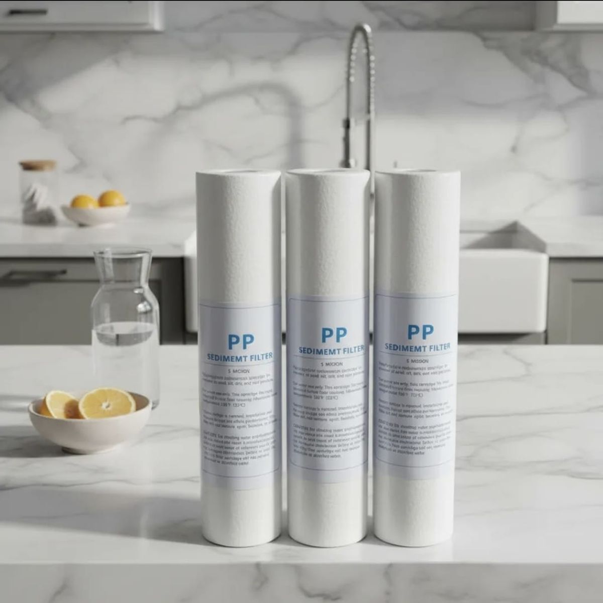 GENERICO - Triple pack Filtro de agua Polipropileno 10"x 2.5 - 2.75 PP