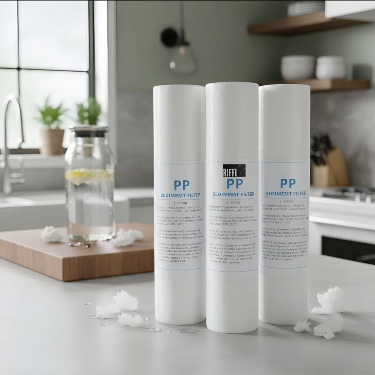 GENERICO - Triple pack Filtro de agua Polipropileno 10"x 2.5 - 2.75 PP