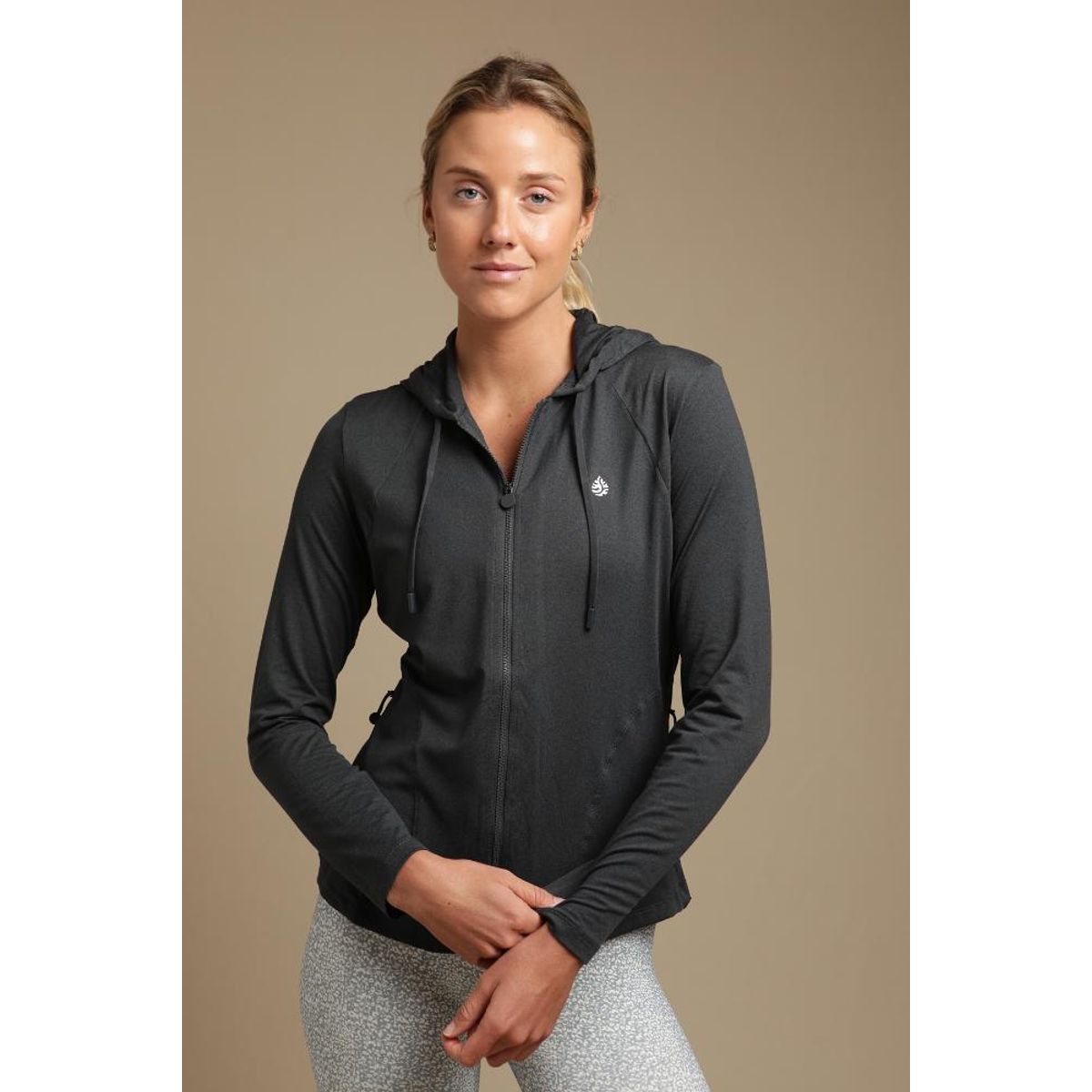 MALI - Full Zip Hoodie Black