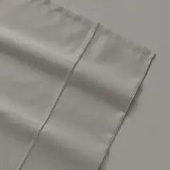 NAUTICA - Juego de sábanas 3piezas microfibra 1,5 plazas gris claro