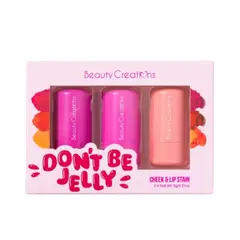 BEAUTY CREATIONS - SET DE 3 TINTAS DON'T BE JELLY CHEEK & LIP STAIN SET