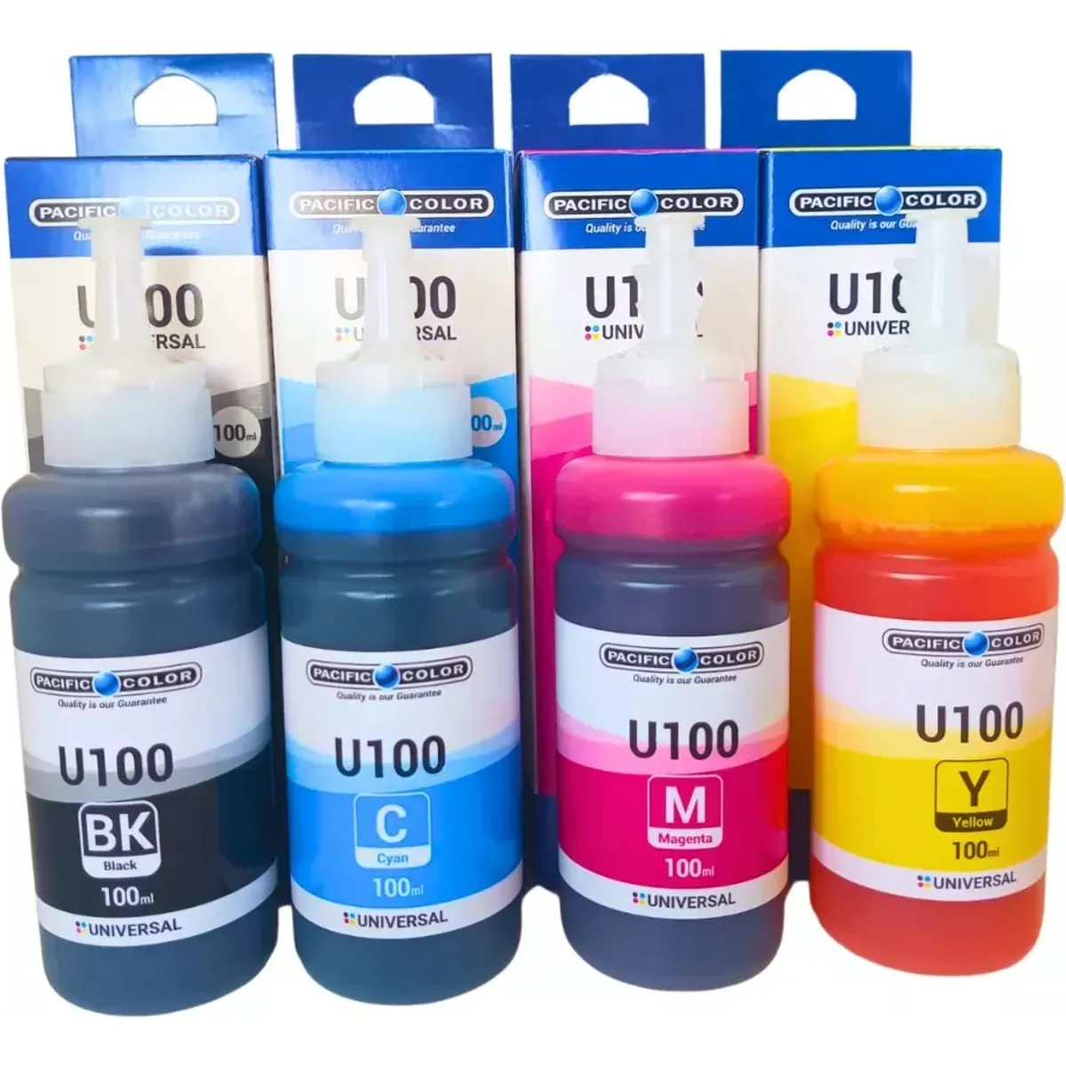 PACIFIC COLOR - Pack Tinta Universal Para Hp Canon Epson Brother Lexmark