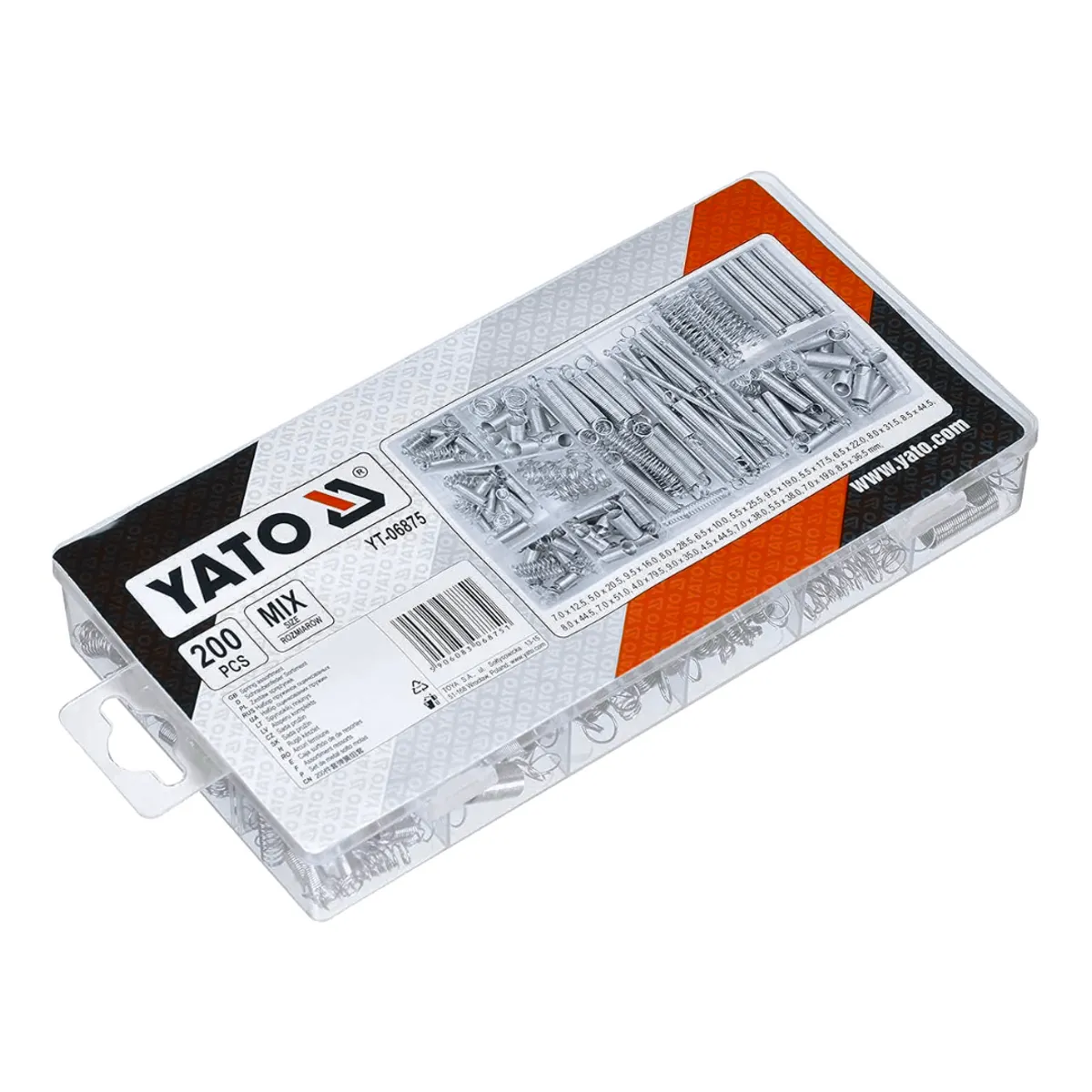 YATO - Set De Resortes 200 Unidades Yato YT-06875